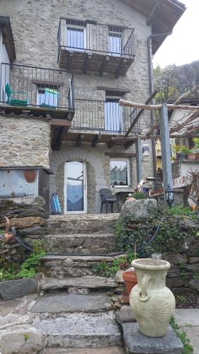 Balkón nebo terasa v ubytování Casa Rustica