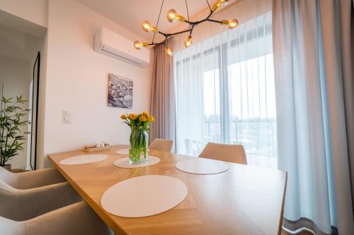 Ruang duduk di Apartamenty w Zatoce