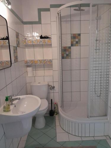 Kúpeľňa v ubytovaní Pensjonat Kalina Komorze