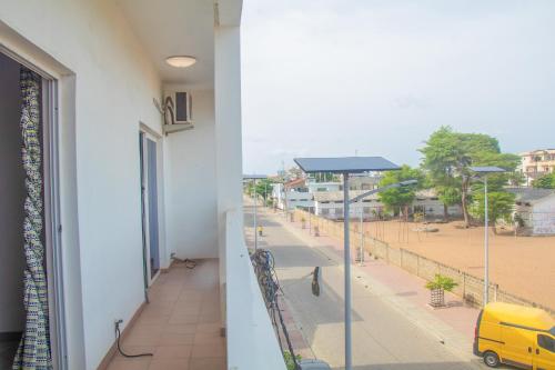 Ein Balkon oder eine Terrasse in der Unterkunft RESIDENCE rubis