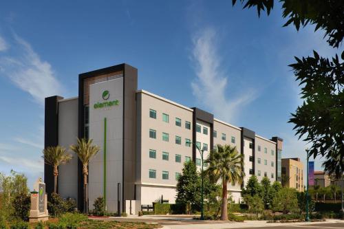 a building with a sign on the side of it at Element Anaheim Resort Convention Center in Anaheim
