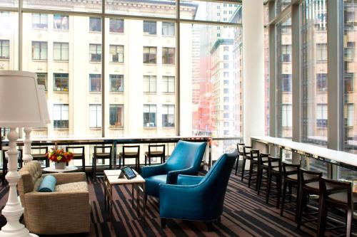 Coin salon dans l'établissement Residence Inn by Marriott New York Manhattan/Central Park