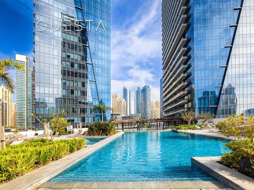 Bazén v ubytování Silverene Tower, Dubai Marina nebo v jeho okolí