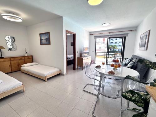 Postel nebo postele na pokoji v ubytování Beach Sun Arena