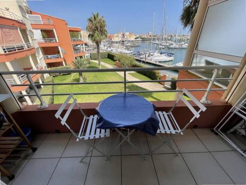 Studio moderne, centre port avec piscine, parking, climatisation - Cap d'Agde - FR-1-723-37