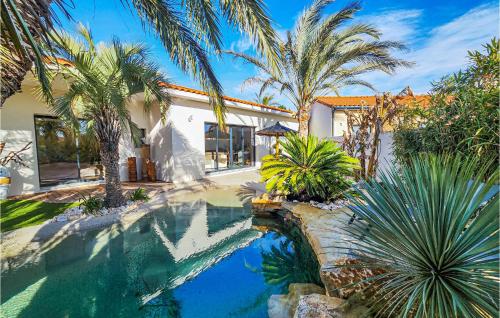 Stunning Home In Roujan With Outdoor Swimming Pool, Swimming Pool And Private Swimming Pool