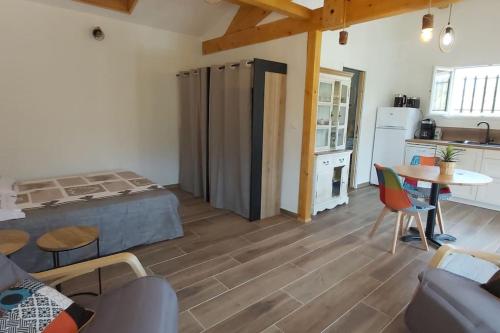 Postel nebo postele na pokoji v ubytování Appartement Cabanon CA