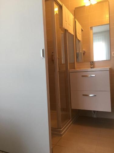 Koupelna v ubytování Le Logis Dauphinois