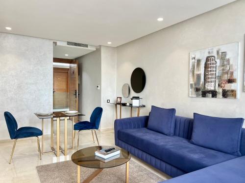 Χώρος καθιστικού στο ZEN Suites Hotel Massira
