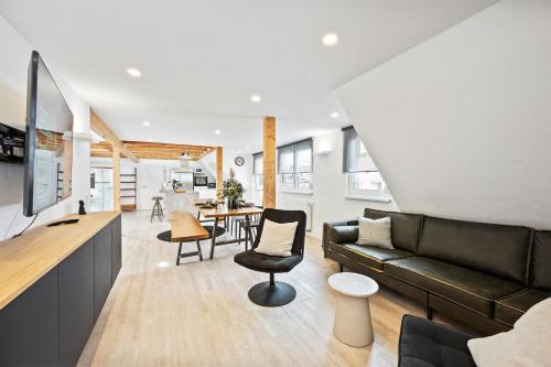 Χώρος καθιστικού στο Sali Homes- Penthouse