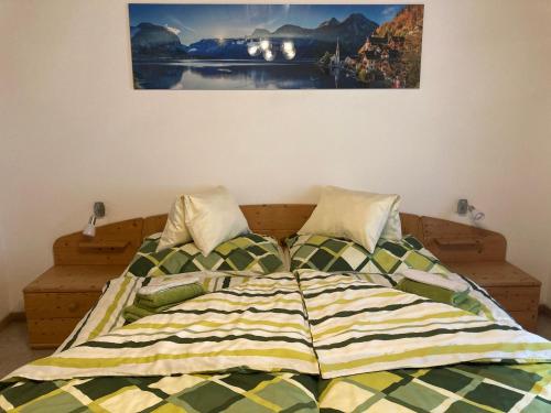 Cama o camas de una habitación en Ferienwohnung bon WAB