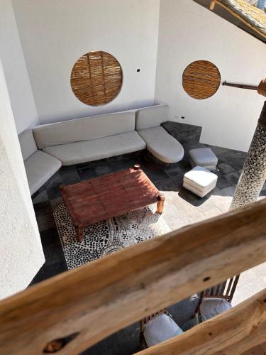 Χώρος καθιστικού στο Villa Bamboo