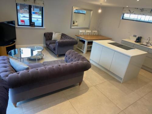 Η κουζίνα ή μικρή κουζίνα στο Luxury 2 bed home