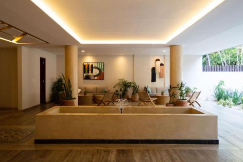 Posezení v ubytování Luxury & Modern Apartments in Tulum Top Amenities By Yeah