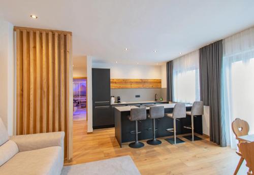 Η κουζίνα ή μικρή κουζίνα στο Apartments Rainer - Val Gardena
