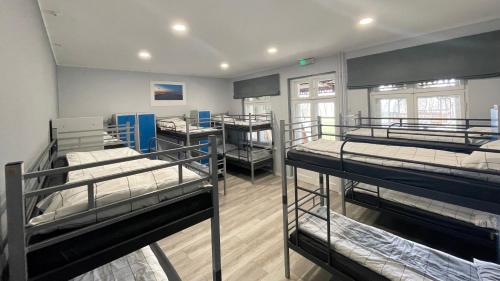 BP Hostel Gdyniaにあるベッド