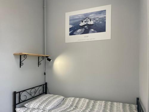 BP Hostel Gdyniaにあるベッド