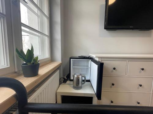 BP Hostel Gdyniaにあるコーヒーまたはお茶