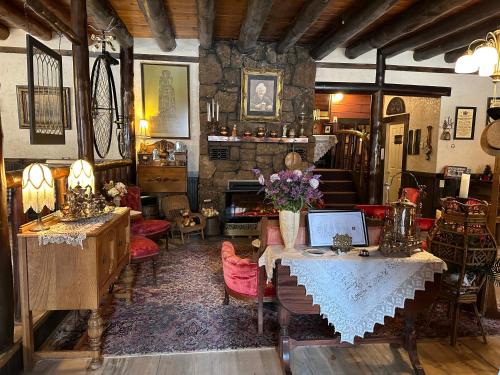 Χώρος καθιστικού στο Inn of Glen Haven