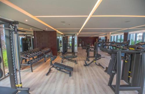 Fitness centrum a/nebo fitness zařízení v ubytování Address beach resort fujairah