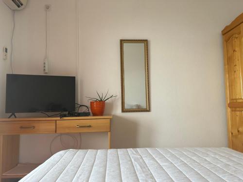 TV a/nebo společenská místnost v ubytování Apartments Djulija