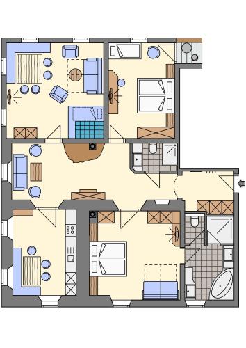 Plano de Residenz 111