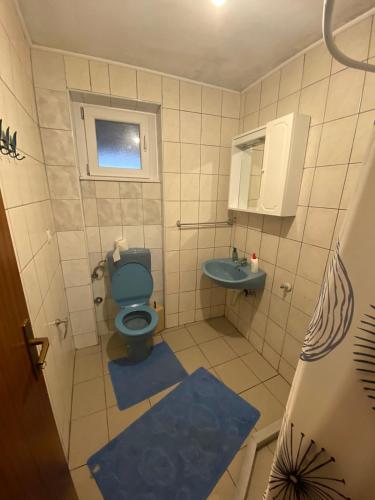 Bilik mandi di Apartman Seno