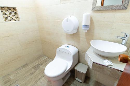 Bilik mandi di Hotel Sierra Nevada