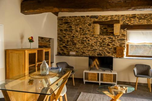 Ruang duduk di Apartamentos Casona del Campo