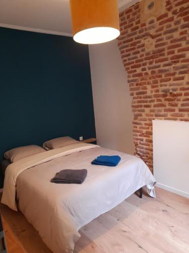 Postel nebo postele na pokoji v ubytování Appartement Atypique