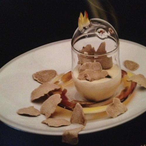 a plate of food with a dessert on a plate at Casa Bona in Alba
