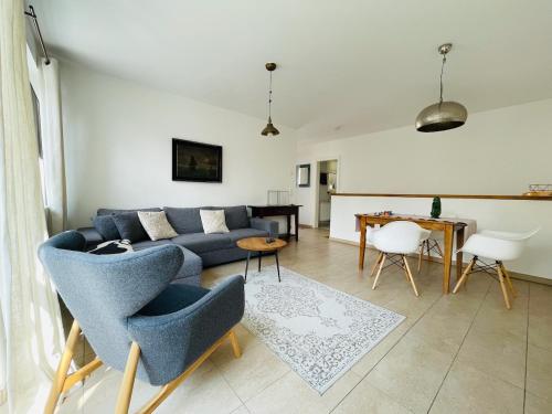 Ruang duduk di Ferienwohnung am Apfelgarten