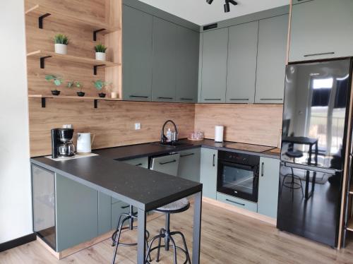 Η κουζίνα ή μικρή κουζίνα στο Apartament Wiki