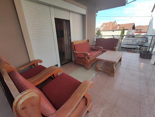 Χώρος καθιστικού στο Gogo Apartments