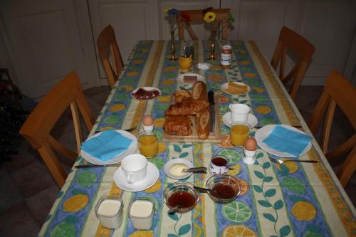 Mad på bed and breakfast-stedet eller i nærheden