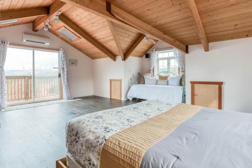 Katil atau katil-katil dalam bilik di Sand and Sea Lincoln City