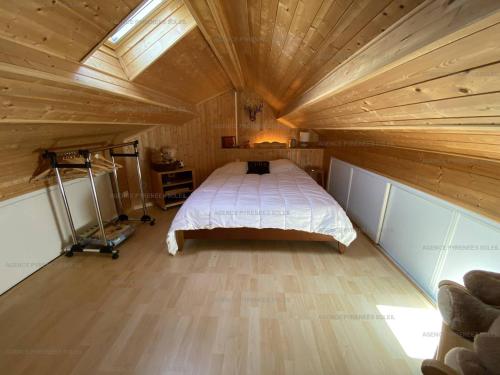 Posteľ alebo postele v izbe v ubytovaní Appartement T2 avec Mezzanine, 4 couchages, balcon, Chemin de Planés - FR-1-295-192