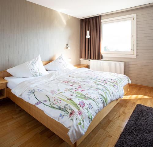 Postel nebo postele na pokoji v ubytování Hotel & Wirtschaft Wälderhof