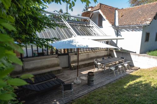 Ein Garten an der Unterkunft Gut Hornegg