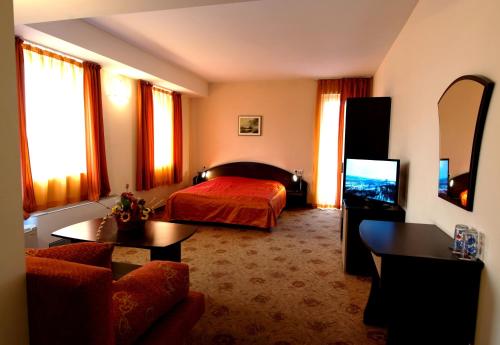 Posteľ alebo postele v izbe v ubytovaní Hotel Akvaya