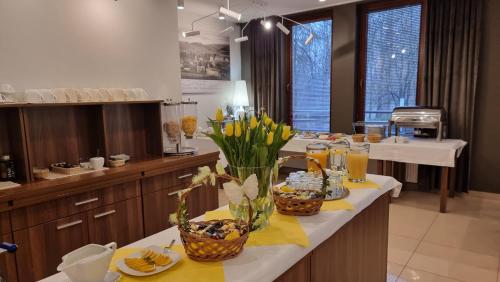 Jídlo v penzionu nebo okolí