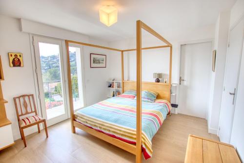 Posteľ alebo postele v izbe v ubytovaní FRGK " Villa l'Orangeraie "