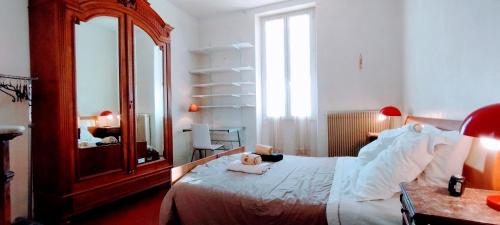 Postel nebo postele na pokoji v ubytování Villa Jardin fleuri