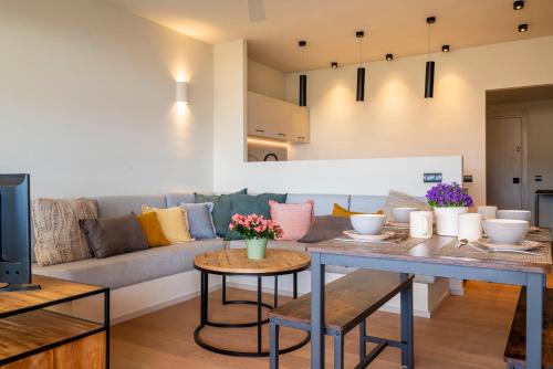 Posezení v ubytování Alta House Apartments Sa Blava