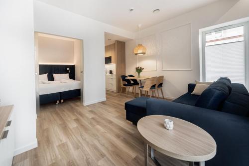 Χώρος καθιστικού στο Aurum Aparthotel - Nowe Apartamenty blisko Plaży - Neue Appartements in Strandnähe