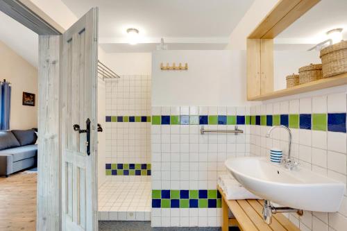 Koupelna v ubytování Flegi Holiday Home