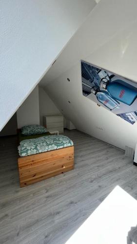 Postel nebo postele na pokoji v ubytování Monteurzimmer Ringingen