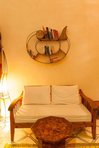 Posezení v ubytování Riad Al Zahia
