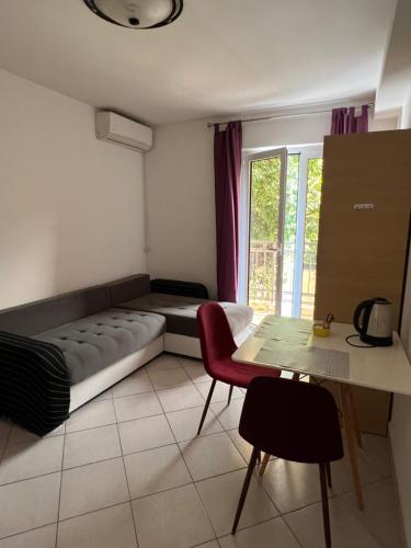 Ksenia Guesthouse Apartments and Studiosにあるベッド