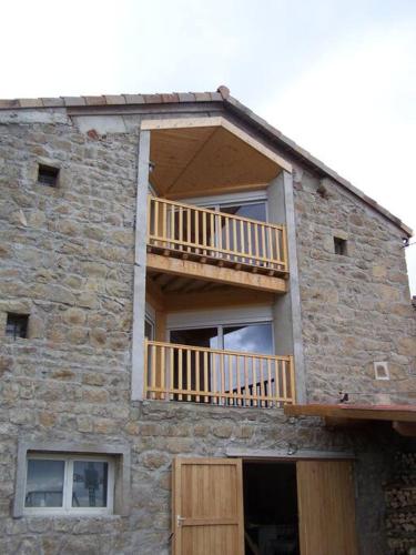 Balkoni atau teres di Gîte Le Croquant